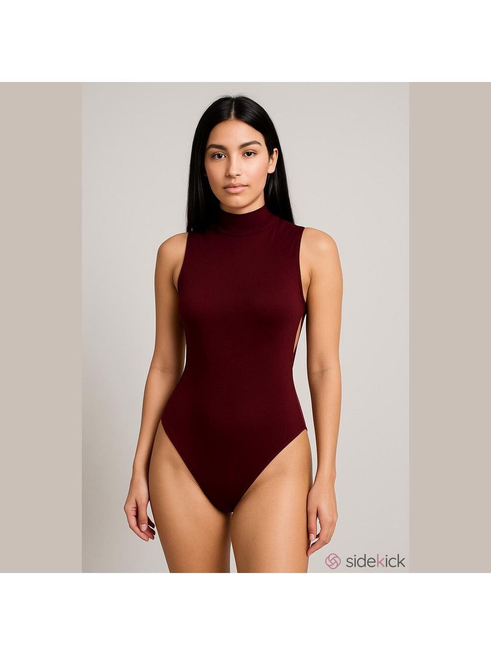 NYC mockneck sleeveless 2 snap bodysuit Woman’s plus size 2X